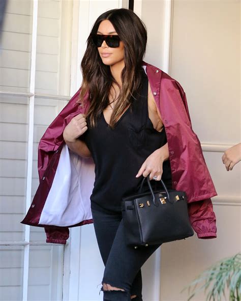 kardashian hermes collection|kim kardashian purple bag.